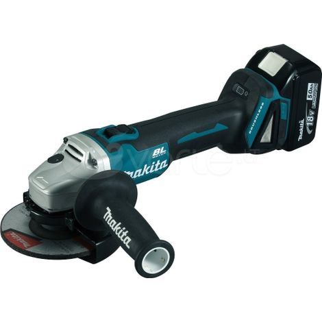 Meuleuse d'angle Makita DGA504RTJ 18 V 2x5 0 Ah accu.