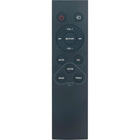 Remplacer la télécommande Compatible avec la Barre de Son sans Fil Home Cinema System TH-D329B avec Caisson de Basses (1/5)