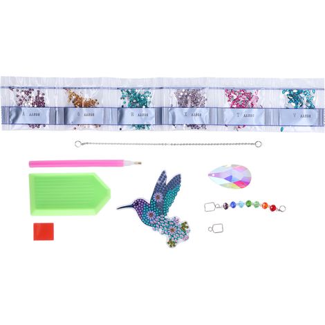 Guirlande de cloches à vent DIY en forme d'oiseau, adhérence forte, écologique, effet tridimensionnel, décoration murale (1/5)