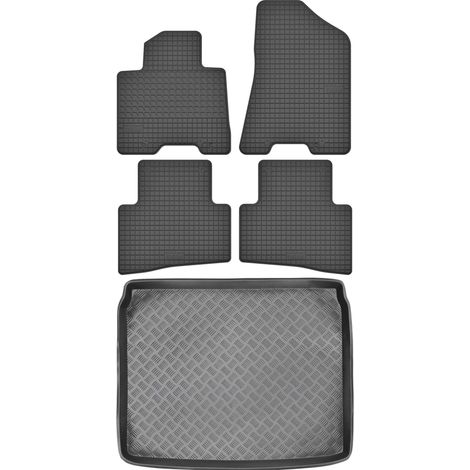 Hyundai Tucson II SUV (2018–2020) – SET: Gummifußmatten + Kofferraummatte