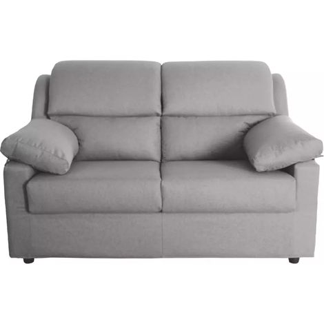 divano 2 posti bellahome "firenze" beige tessuto sfoderabile e antimacchia, 150x95x93 cm (1/4)