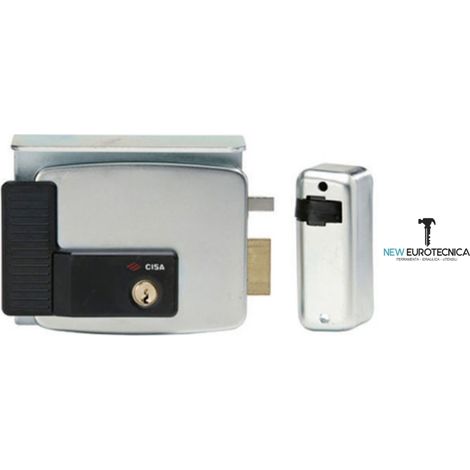 Serratura elettrica elettroserratura cancelli cisa art11721 destra entr mm60