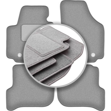 Alfombrillas grises para Seat Altea monovolumen (2004-08.2008) (1/5)