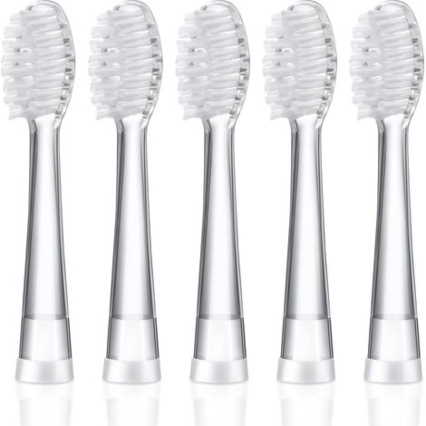 Brossettes de Rechange Enfants pour Seago SG513/SG977/SGEK6/DT-K6/DT-BB1, 5pc Brossettes de Rechange Pour Seago Enfants Brosse à Dents Électrique (1/5)