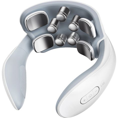 Massaggiatore per il collo, nuovo massaggiatore per il collo per alleviare il dolore cervicale con design a 9 testine, massaggio della colonna cervicale riscaldato elettricamente, sollievo dal dolore (1/3)