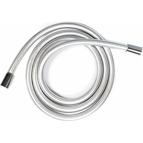 Flexible de Douche de Bain de Douche en PVC Extension de Remplacement Supplémentaire de Salle de Bain 1.5 m Tuyau Flexible Handheld Flexible de Douche (G1/2,1.5M) (1/4)