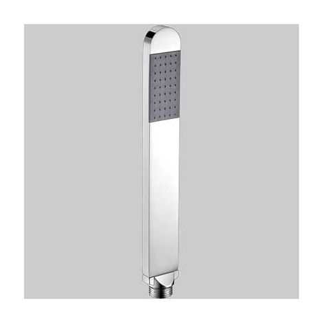 DOCCETTA RETTANGOLARE IN OTTONE GIADA 1 GETTO 30x10 mm Cromo MADE IN ITALY
