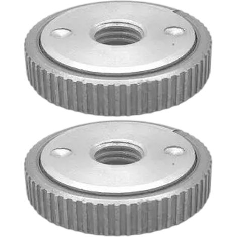 Écrou De Serrage Rapide - Acier Carbone M14 - Pour Meuleuse D Angle - 2 Pièces (1/5)
