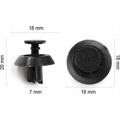 1 clip di fissaggio per paraurti Toyota Avensis Corolla (1/5)