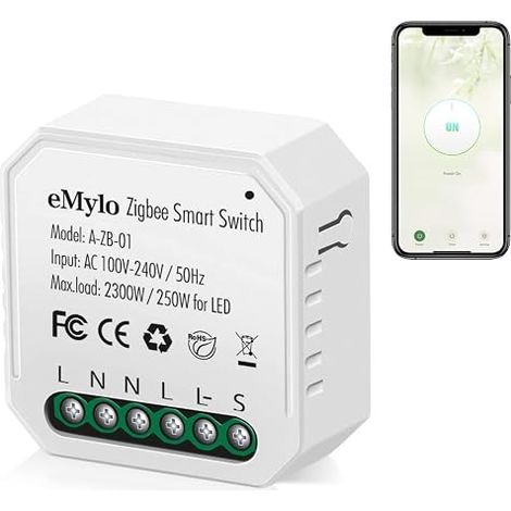 Mini Zigbee Switch Wireless Remote Control Zigbee Light Switch AC 220V Built-in Switch Relay Module 16A DIY Timer Voice Control (1/5)