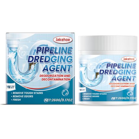Agent de débouchage puissant pour canalisations (poudre pour canalisations domestiques) 260g