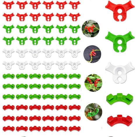 150 pièces Clips pour Plantes,Clips de Support pour Plantes,Clips de Soutien des Plantes,Cintreuse de Clips de Support pour Plantes,Pinces à Branches De Plantes,Pinces à Cintrer pour Plantes