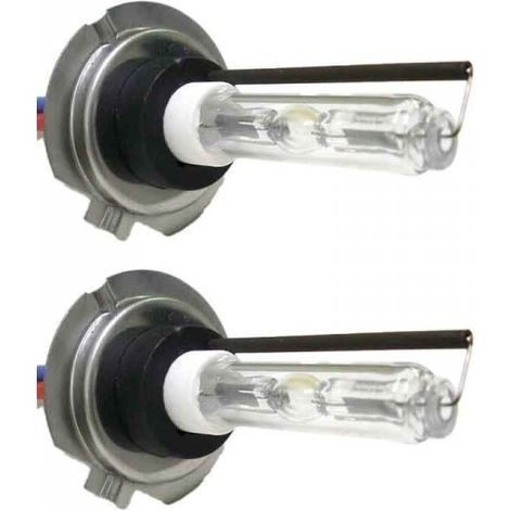 Coppia Lampade HID Xenon H7 6000K 35W Attacco in Ferro Fari Auto Bianchi