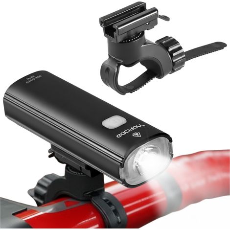 FARO LED PARA BICICLETA DELANTERO, 4 MODOS, 脕NGULO AMPLIO