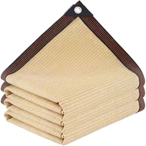 1 Voile d'ombrage rectangulaire 2x4m, matériau perméable PVC, protection UV terrasse jardin (1/5)