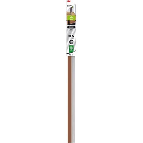 Bas De Porte Alu Sol Lisse A Visser Marron 93 Cm - Gpi 3m Bricolage Et Batiment