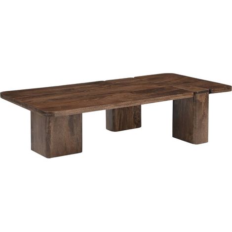 Table basse en bois de manguier Romane (1/5)