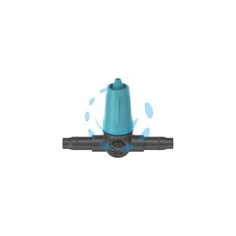 GOCCIOLATORE IN LINEA REGOLABILE PER TUBO 3/16" PER MICROIRRIGAZIONE - 0-10 lt./h. conf. pz.15 in blister (13315-26)