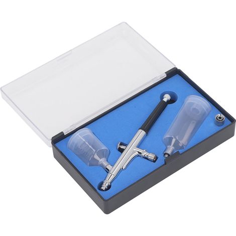 Kit aérographe double action 0,2‑Kit aérographe professionnel portable 0,3 mm pour maquillage et art commercial (1/5)