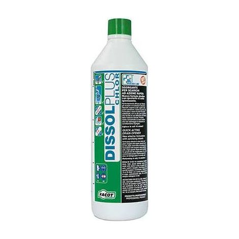 DISGORGANTE DISSOL PLUS + CHLOR FLACONE Misura: 1 lt