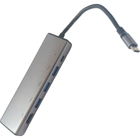 Hub USB C con Ingresso 3 porte USB 1 USB C e 1 HDMI con cavo 15 cm (1/3)