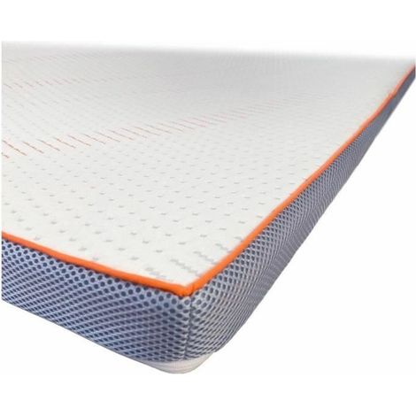 Surmatelas DODO ERGO LATEX - 140x190 cm - 100% Polyester Stretch Déhoussable (1/2)
