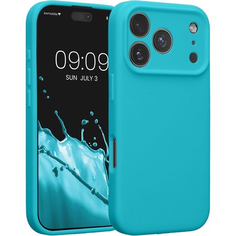 Housse Compatible avec Apple iPhone 18 Pro/iPhone 17 Pro Coque - Housse de téléphone Protection Souple en TPU Silicone - Cool Glacier (1/5)