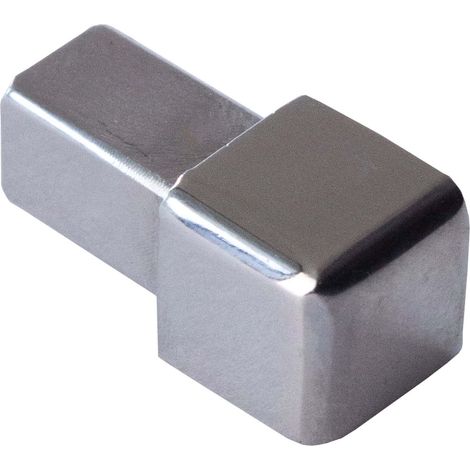 Dalsys Endstück für Fliesenschiene Quadratprofil Edelstahl, Fliesenprofil - Poliert 8mm, 1 Stück