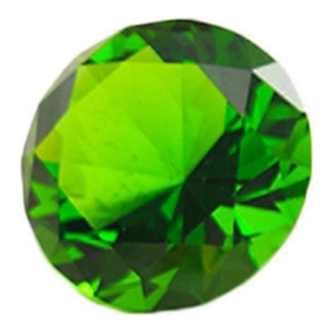 60 mm künstliche Kristalldiamanten, dekorativer Diamantschmuck für Hochzeit, Zuhause, Brautparty (Grün)-Green (1/3)