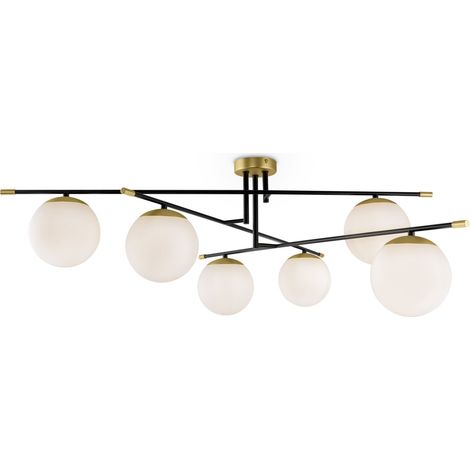 Plafoniera Modern in Metallo Nostalgia Opaco Oro (1/3)