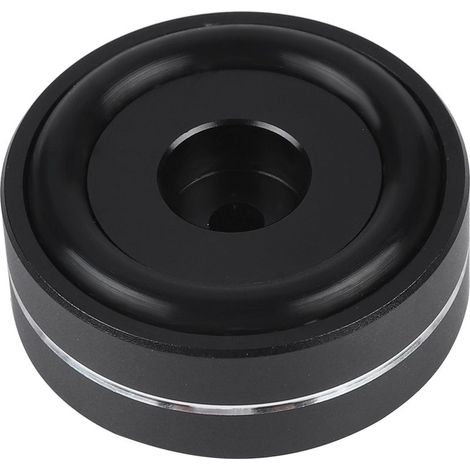Pieds d'amplificateur 40x15mm en alliage d'aluminium durable, amortisseurs antivibrations noirs pour équipement audio (1/5)