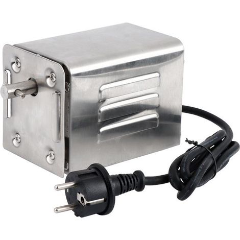 Moteur de gril électrique en acier inoxydable 15W 70kg, gril de barbecue extérieur, adapté pour rôtir le poulet, le cochon de lait et l'agneau. (1/5)