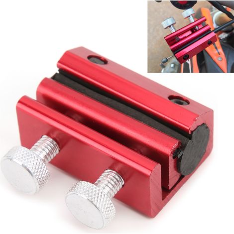Outil de Lubrification Double Câble en Aluminium pour Moto et Quad