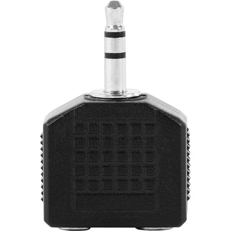 Adaptador 3,5 mm macho - 2 x 3,5 mm hembra