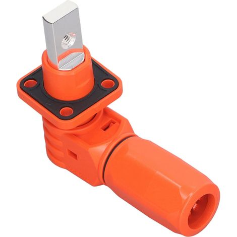 2Pcs Connecteur de stockage d'énergie, M8 Borne à enfichage rapide Connecteur d'alimentation de batterie 200A à haut courant, étanche IP67 pour véhicule électrique (ORANGE) (1/5)