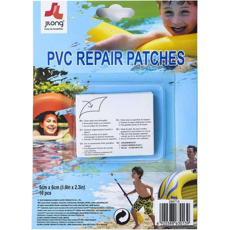 Reparaturset jilong transparent 5x6 cm PVC selbstklebend