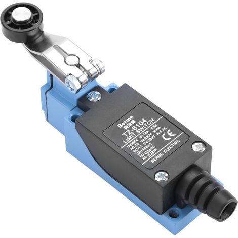 Jeffergarden TZ-8104 SPDT interrupteur de fin de course momentané levier à rouleau rotatif 6A 250V (1/5)