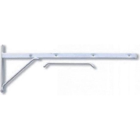 F.C. tendedero pared 39210 blanco , Tendedero de pared 39210 BlancoTamaño 550x20mmMetal pintado epoxi Con angulo de refuerzo.Barra con agujerosNo incluye poleas. (1/3)