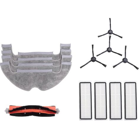 pièces pour Xiaomi asp. robot-serpillière 2 Ultra STYTJ05ZHM de nettoyeur détachées Brosses principal/latéral filtre (1/5)