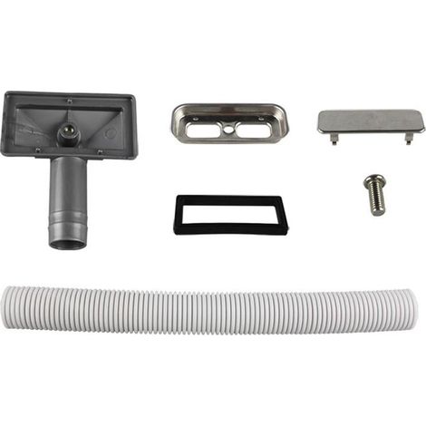 1 Pièce Tuyaux de Débordement  Tube de débordement pour évier extensible  Interface carrée (Taille: 75x40mm) Tube longueur 230-600mm  Diamètre 26mm (diamètre intérieur: 21mm) (1/5)