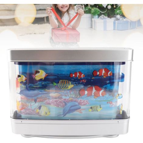 Fausse lampe d’aquarium Lampe artificielle pour Aquarium, Mini poisson Tropical décoratif, veilleuse avec deco decorative (1/4)