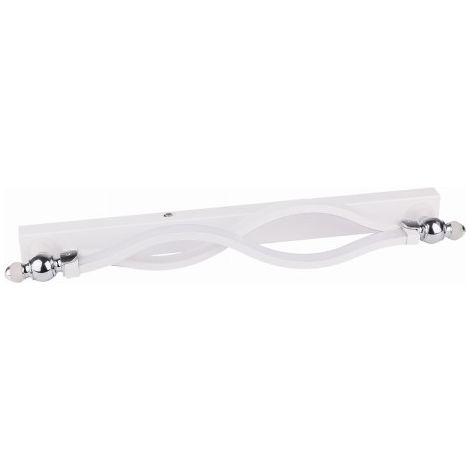 Applique SDB blanc/chrome LED 12W 4000K IP44 Candellux