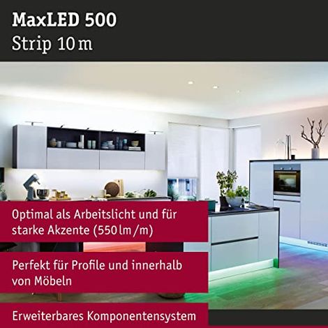 Paulmann MaxLED 500 71044 Espansione striscia LED con spina 24 V 10 m RGBW 10 m (1/3)