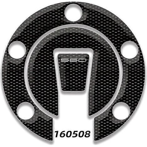 Autocollants 3D pour réservoir, kit de protection contre l'huile et l'essence pour Yamaha Tmax 560 2022-2023 (1/4)