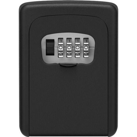 1pc Security Key Box, Black Wall Mounted Key Box, 4 Digit Code Key Box, High Security, Waterproof and Rustproof (1/3)