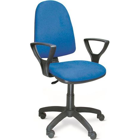 Sedia Ufficio Direzionale In Tessuto Toria Blu