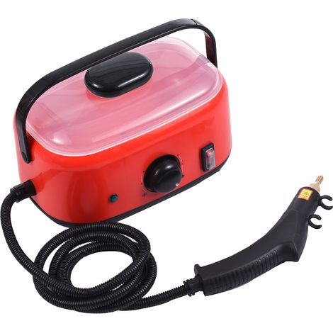 Nettoyeur vapeur portable à main 2500W réservoir d'eau 2L haute température 3 bar pressurisé avec brosses pour cuisine salle de bain climatiseur réfrigérateur (1/4)