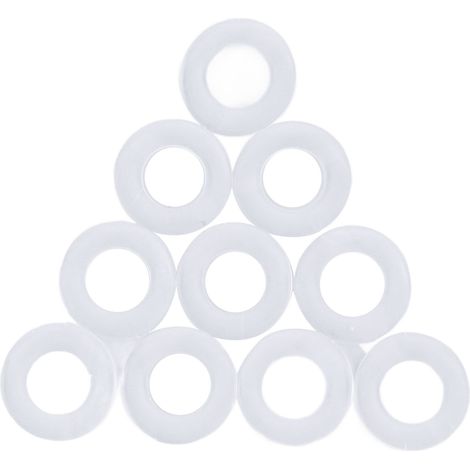Paquete de 10 arandelas adaptadoras para máquinas de refrescos, convertidor rápido de CO2, juntas tóricas de silicona para tubos de máquinas de refrescos. (1/5)
