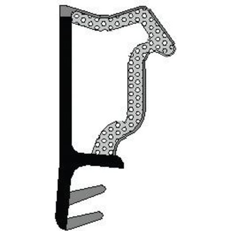 TRELLEBORG Flügelfalzdichtung D3630Weiß (Inh. 150 m) (1/2)