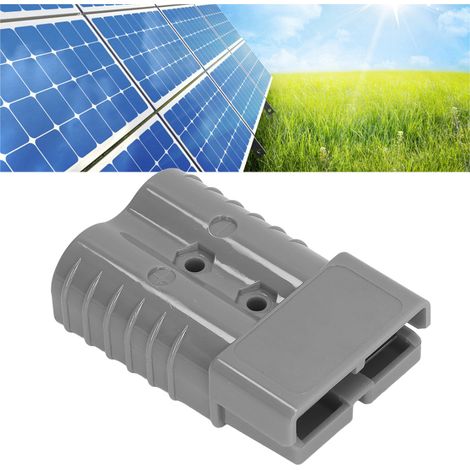 Connecteur d'alimentation pour chariot élévateur à batterie 350 A 600 V, prise de charge SH350 grise (1/5)